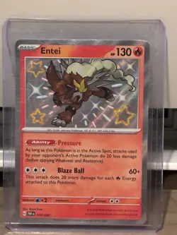 Entei 112/091 Paldean Fates Baby Shiny Pokemon TCG NM/Near Mint - Image 1