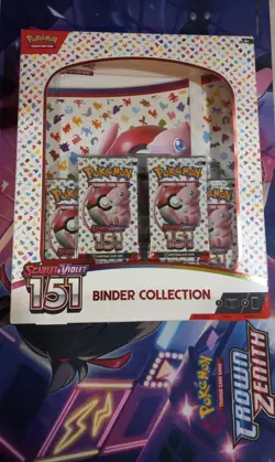 Pokemon TCG Scarlet and Violet SV3.5 151 Binder and Poster Collection - Image 3