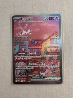 Pokemon TCG Mew EX 053 Scarlet & Violet Promo Holo Full Art NM Condition - Image 1