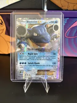 Pokemon TCG Blastoise EX XY30 Black Star Promo Ultra Rare Holo LP - Image 1