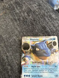 Pokemon TCG Blastoise EX XY30 Black Star Promo Ultra Rare Holo LP - Image 3