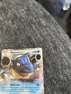 Pokemon TCG Blastoise EX XY30 Black Star Promo Ultra Rare Holo LP - Image 4