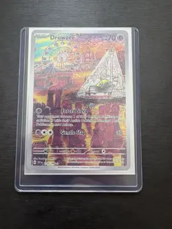 Drowzee 210/198 Illustration Rare Scarlet & Violet Pokemon Card TCG - Image 3