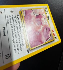 Pokemon Card Koga's Ditto Holo 10/132 Gym Challenge ENG english excellent ex - Image 3