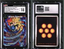 SALE-Dragon Ball Super Collector Card SS3 Gogeta, Marvelous Might Vicious CCG 10 - Image 1