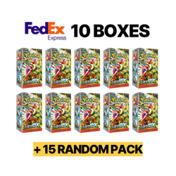 [FEDEX] Korean Pokemon card Scarlet EX SV1S SEALED 10 Booster Box plus 15 pack - Image 1