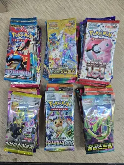 [FEDEX] Korean Pokemon card Scarlet EX SV1S SEALED 10 Booster Box plus 15 pack - Image 4