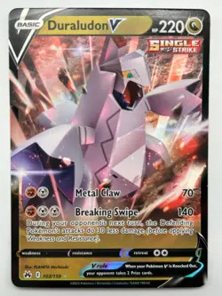 Duraludon V - 103/159 - Pokemon Crown Zenith Sword & Shield Ultra Rare Card NM - Image 1