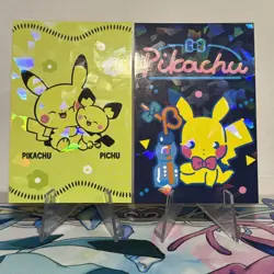 2 Cracked Ice Holo Database Set Pikachu Pichu Babys Non-TCG POKEMON CARD - Image 1