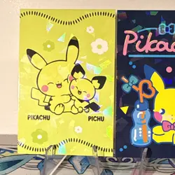 2 Cracked Ice Holo Database Set Pikachu Pichu Babys Non-TCG POKEMON CARD - Image 3