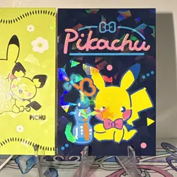 2 Cracked Ice Holo Database Set Pikachu Pichu Babys Non-TCG POKEMON CARD - Image 4