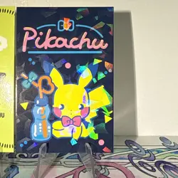 2 Cracked Ice Holo Database Set Pikachu Pichu Babys Non-TCG POKEMON CARD - Image 5