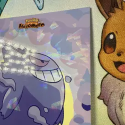 Cracked Ice Holo Gengar Flying Database Non-TCG Pokemon Card - Image 3