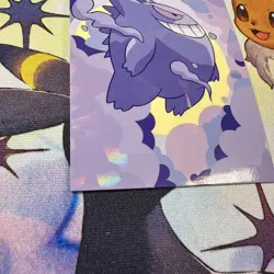 Cracked Ice Holo Gengar Flying Database Non-TCG Pokemon Card - Image 5