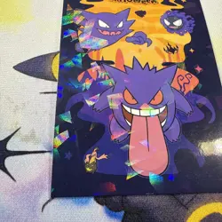Cracked Ice Holo Genger Gastley Haunter Database Non-TCG Pokemon Card - Image 2