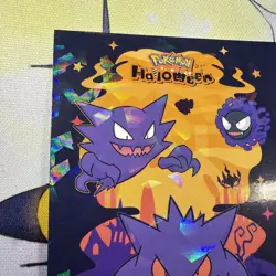 Cracked Ice Holo Genger Gastley Haunter Database Non-TCG Pokemon Card - Image 4
