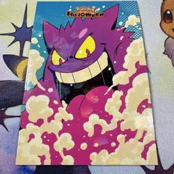 Cracked Ice Holo Gengar Database Non-TCG Pokemon Card - Image 1