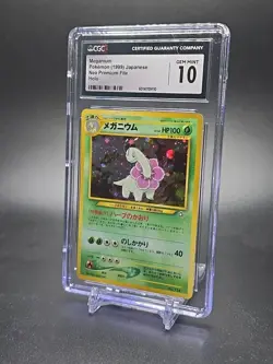 Meganium CGC 10 GEM MINT 1999 Neo Premium File Japanese 154 Holo Pokemon Card - Image 2