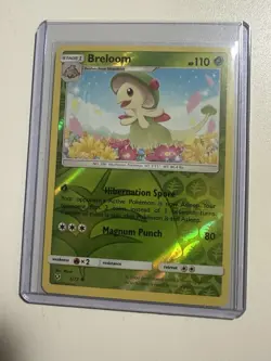 Pokemon TCG Breloom Shining Legends Card 5/73 Regular Common - Image 1