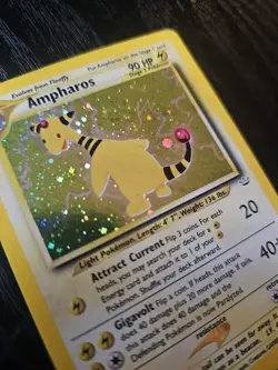 Ampharos (1/64) Holo Neo Revelation Set Pokemon Card! EXCELLENT condition TCG 👀 - Image 2