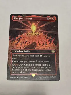 🔥 MTG - The Fire Crystal (Borderless) Final Fantasy Regular #337! NM/M!! WOW! - Image 1