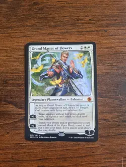 MTG Grand Master of Flowers [Adventures in the Forgotten Realms] Near Mint - Image 1
