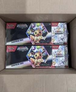 Sam’s Club Pokemon Prismatic Evolutions Surprise Box & Booster Bundle Lot Of 2 - Image 1