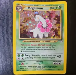Meganium Holo #11/111 Neo Genesis VERY good condition POKEMON 2000 TCG RARE - Image 1