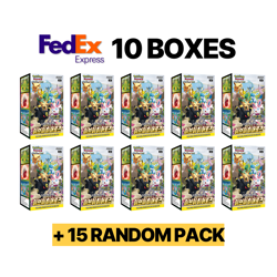 [FEDEX] Korean Pokemon Eevee Heroes Evolving SEALED 10 Booster Box plus 15 pack - Image 1