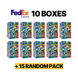 [FEDEX] Korean Pokemon Scarlet Triple Beat SEALED 10 Booster Box plus 15 pack - Image 1