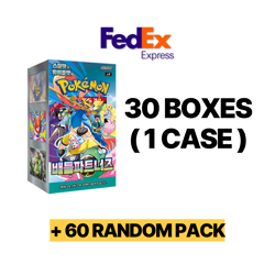 [FEDEX] Korean Pokemon Battle Partners SEALED 30 Booster Box(case) plus 60 pack - Image 1
