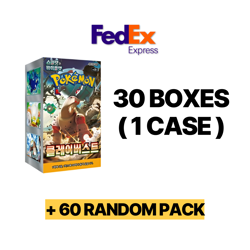[FEDEX] Korean Pokemon Clay Burst SEALED 30 Booster Box (1 CASE) plus 60 pack - Image 1