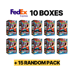 [FEDEX] Korean Pokemon MEGA Expansion Pack Mega Brave SEALED 10 Box plus 15 pack - Image 1