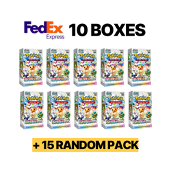 [FEDEX] Korean Pokemon Terastal Festa EX SEALED 10 Booster Box plus 15 pack - Image 1