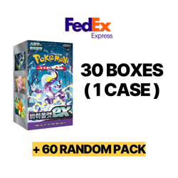 [FEDEX] Korean Pokemon Violet EX SEALED 30 Booster Boxes (1 CASE) plus 60 pack - Image 1