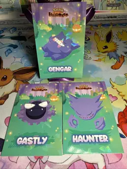 Sleepy Gengar Huanter & Gastly Halloween Database set Pokemon NON TCG - Image 1