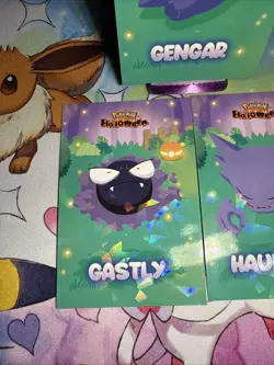 Sleepy Gengar Huanter & Gastly Halloween Database set Pokemon NON TCG - Image 3