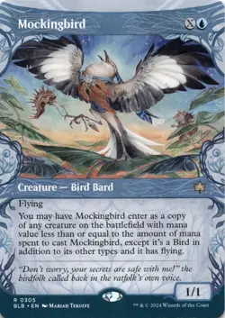 Mockingbird SHOWCASE Bloomburrow Magic MTG NM - Image 1