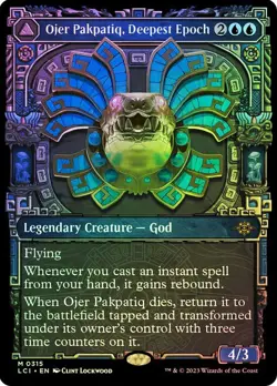 Ojer Pakpatiq, Deepest Epoch Foil Showcase The Lost Caverns of Ixalan NM MTG - Image 1