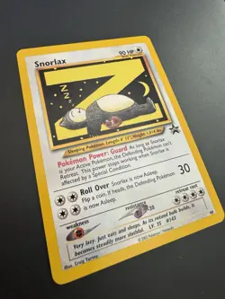 Pokemon Snorlax Card 49/53 Blackstar Z WOTC Promo - Image 2