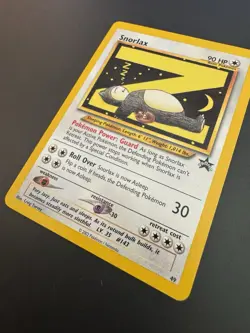 Pokemon Snorlax Card 49/53 Blackstar Z WOTC Promo - Image 3