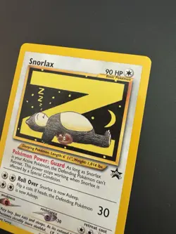 Pokemon Snorlax Card 49/53 Blackstar Z WOTC Promo - Image 4