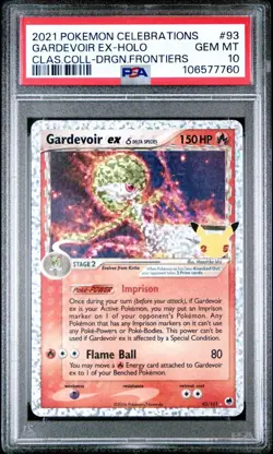 PSA 10 Gardevoir ex 93/101 25th Celebrations Classic Collection Pokemon 2021 - Image 1