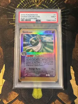 Pokemon Gardevoir 7/109 Ruby Sapphire Reverse Holo PSA 9 - Image 1