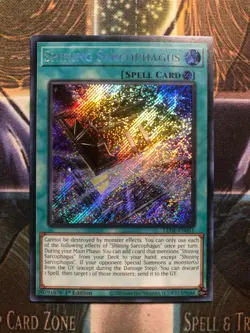 *** SHINING SARCOPHAGUS *** 1ST EDITION SECRET RARE LEDE-EN051 MINT/NM YUGIOH! - Image 1