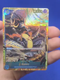 One Piece Premium Booster The Best PRB-01 Kaido OP05-118 Secret Rare SEC Reprint - Image 2