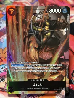 JACK - One Piece TCG OP08-84 - Super Rare ALT ART - Two Legends - Image 1