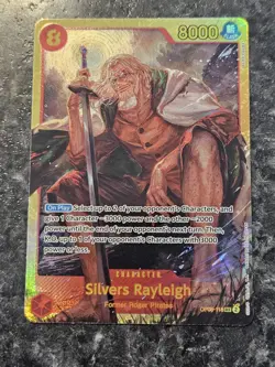 Silvers Rayleigh OP08-118 Secret Rare Foil Two Legends One Piece CCG - Image 1