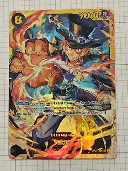 Sabo OP07-118 One Piece 500 Years in the Future English Secret Rare Foil - Image 1