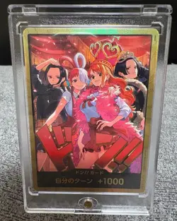 DON!! Nami Boa Hancock Nico Robin Gold ONE PIECE Card Heroines Special 1 piece - Image 1